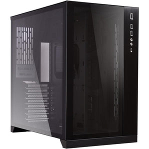 LIAN LI PC-O11 Dynamic Black Tempered Glass on the Front and Left Side, Chassis Body SECC ATX Mid Tower Gaming Computer Case - PC-O11DX