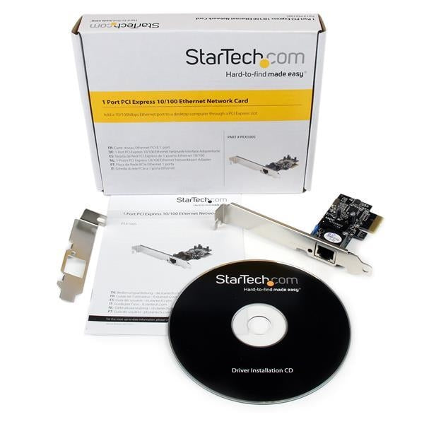 StarTech 1Port PCI-E 10/100 Ethernet Network Adapter Card Retail (PEX100S) - V&L Canada