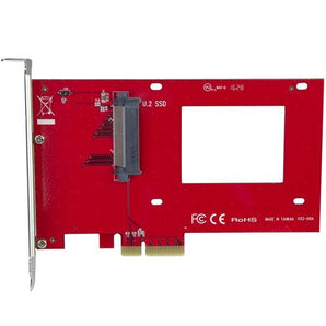 StarTech IO Card  U.2 to PCIe Adapter for 2.5 inch  U.2 NVMe SSD SFF 8639 Retail (PEX4SFF8639) - V&L Canada