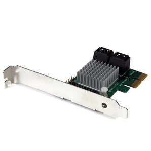 StarTech Controller Card  4Port PCI Express SATA 6Gbps RAID with Heatsink Retail (PEXSAT34RH) - V&L Canada