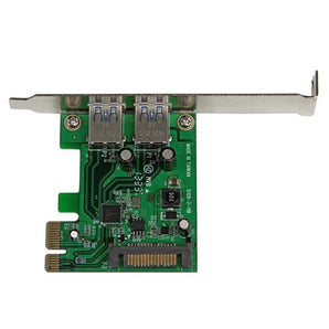 StarTech 2 Port PCI Express (PCIe) SuperSpeed USB 3.0 Card Adapter with UASP - SATA Power (PEXUSB3S24) - V&L Canada