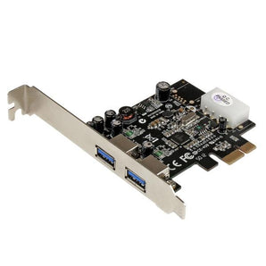 StarTech 2 Port PCI Express (PCIe) SuperSpeed USB 3.0 Card Adapter with UASP - LP4 Power (PEXUSB3S25) - V&L Canada