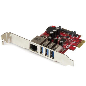 StarTech 3-Port PCI Express USB 3.0 Card + Gigabit Ethernet (PEXUSB3S3GE) - V&L Canada