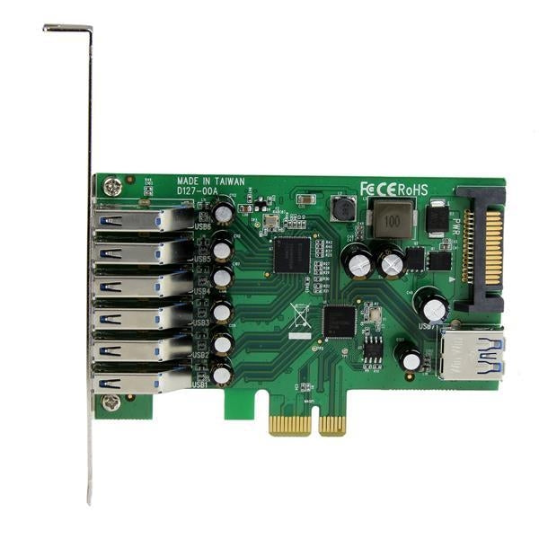 StarTech 7-port PCI Express USB 3.0 card - standard and low-profile design (PEXUSB3S7) - V&L Canada