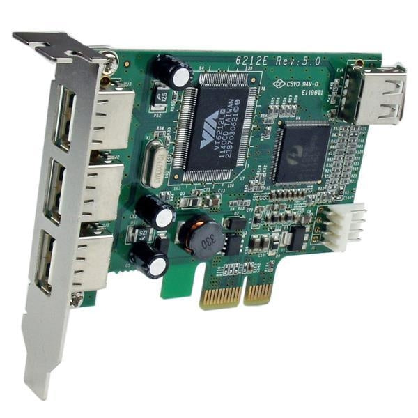 StarTech 4 Port PCI Express Low Profile High Speed USB Card (PEXUSB4DP) - V&L Canada