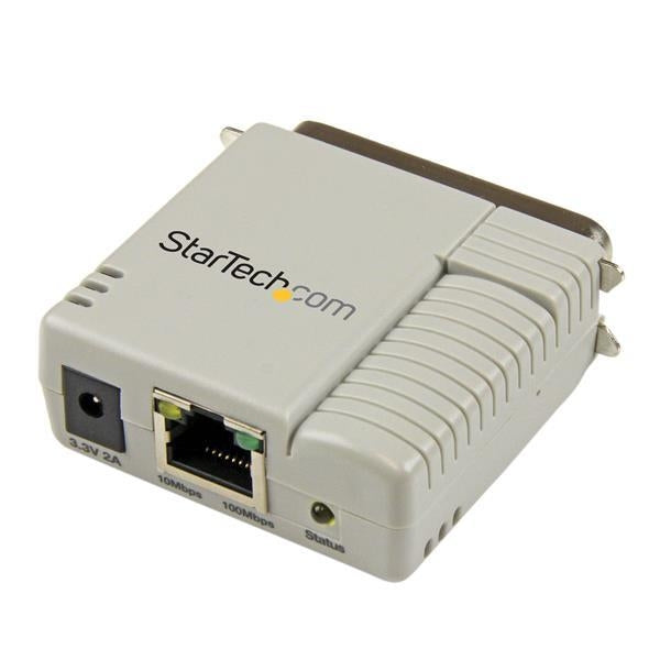 StarTech 1 Port 10/100 Mbps Ethernet Parallel Network Print Server (PM1115P2) - V&L Canada