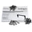 StarTech 4U 19in Steel Vertical Wall Mount Equipment Rack Bracket (RK419WALLV)