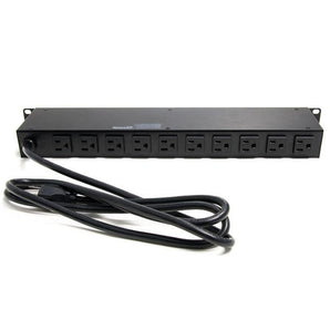 StarTech 19in 1U Rackmount 16 Outlet PDU Power Distribution Unit 125V 15A (12A UL) (RKPW161915) - V&L Canada