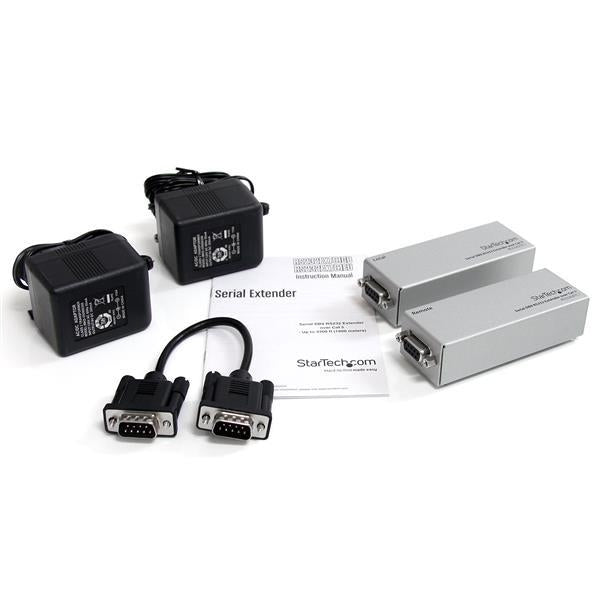 StarTech Serial DB9 RS232 Extender over Cat 5 - Up to 3300 ft (1000 meters) (RS232EXTC1) - V&L Canada