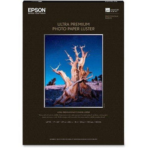 Epson Ultra Premium Photo Paper Luster - A3 - 11.7" x 16.5" - 50 Sheet photo paper (S041406)