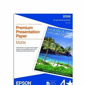 Epson Premium Presentation Paper Matte, Borderless - 11" x 14" - Matte - 50 Sheet photo paper (S041468)