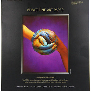 Epson Velvet Fine Art Paper photo paper (S041636) - V&L Canada