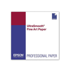 Epson UltraSmooth Fine Art Paper 17" x 22" photo paper (S041897)