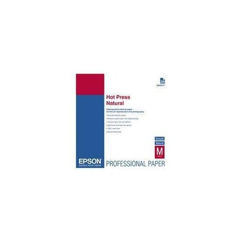 EPSON Hot Press Natural 17 inch x 22 inch 25 inch Sheets (S042321) - V&L Canada