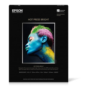 EPSON HOT PRESS BRIGHT 8.5X11 25 SHEETS (S042327) - V&L Canada