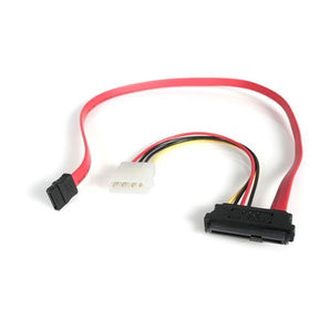 StarTech 18in SAS 29 Pin to SATA Cable with LP4 Power (SAS729PW18) - V&L Canada