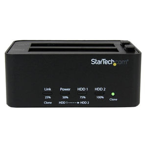 StarTech USB 3.0 SATA Hard Drive Duplicator &amp; Eraser Dock - Standalone 2.5/3.5in HDD &amp; SSD Eraser and Cloner (SATDOCK2REU3) - V&L Canada