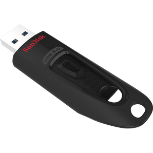 Sandisk Ultra 64GB USB 3.0 (3.1 Gen 1) Type-A Black USB flash drive (SDCZ48-064G-C46) - V&L Canada