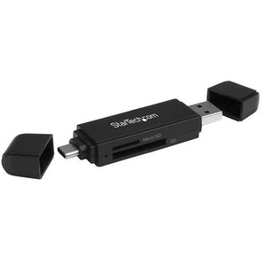 StarTech USB 3.0 Memory Card Reader/Writer for SD and microSD Cards - USB-C and USB-A (SDMSDRWU3AC) - V&L Canada