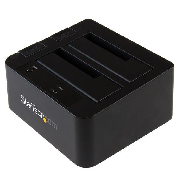 StarTech USB 3.1 (10Gbps) Dual-Bay Dock for 2.5"/3.5" SATA SSD/HDDs (SDOCK2U313) - V&L Canada