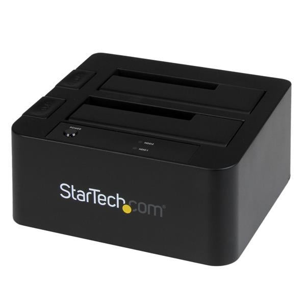 StarTech USB 3.0 / eSATA Dual Hard Drive Docking Station with UASP for 2.5/3.5in SATA SSD / HDD – SATA 6 Gbps (SDOCK2U33EB) - V&L Canada