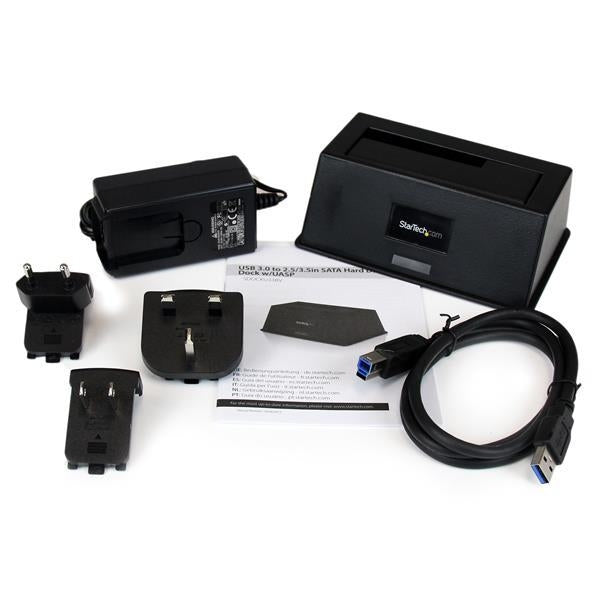 StarTech USB 3.0 SATA III Hard Drive Docking Station SSD / HDD with UASP (SDOCKU33BV) - V&L Canada