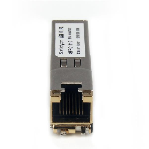 StarTech Cisco Compatible Gigabit RJ45 Copper SFP Transceiver Module - Mini-GBIC with Digital Diagnostics Monitoring (SFPC1110) - V&L Canada