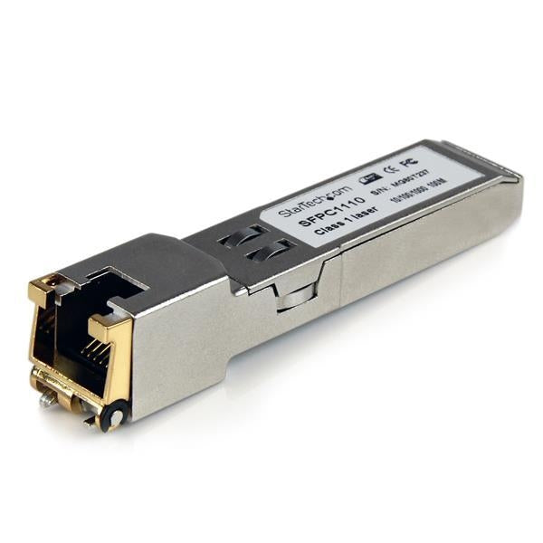 StarTech Cisco Compatible Gigabit RJ45 Copper SFP Transceiver Module - Mini-GBIC with Digital Diagnostics Monitoring (SFPC1110) - V&L Canada