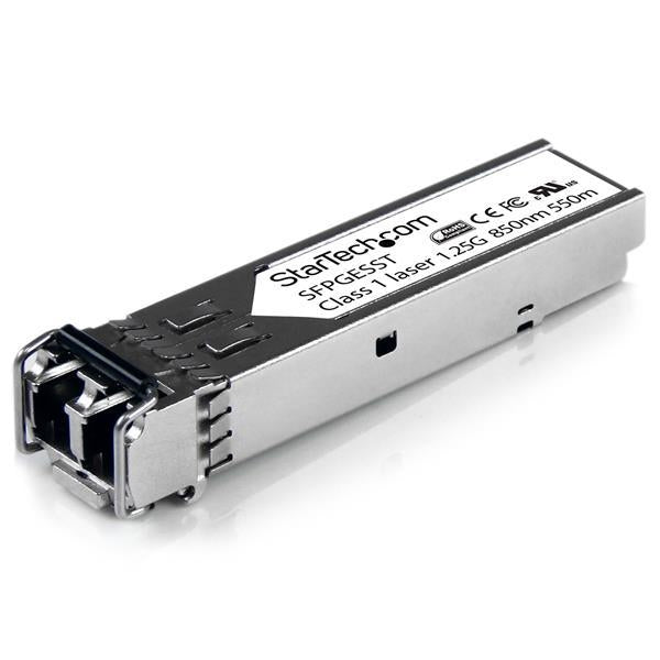StarTech Cisco Compatible Gigabit Fiber SFP Transceiver Module MM LC w/ DDM – 550m (Mini-GBIC) (SFPGESST) - V&L Canada