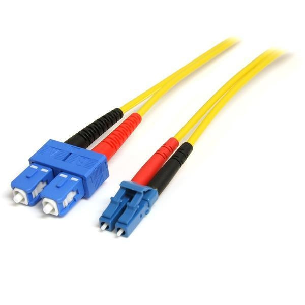 StarTech 1m Single Mode Duplex Fiber Patch Cable LC-SC (SMFIBLCSC1) - V&L Canada