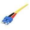 StarTech 1m Single Mode Duplex Fiber Patch Cable LC-SC (SMFIBLCSC1) - V&L Canada