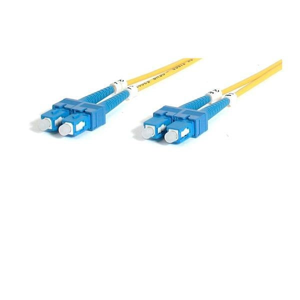 StarTech 2m Singlemode Duplex Fiber Cable SC-SC 2m Yellow fiber optic cable (SMFIBSCSC2) - V&L Canada