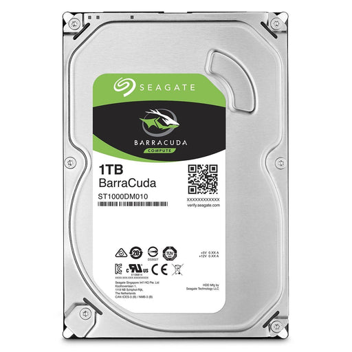 Seagate BarraCuda 1TB 3.5-Inch SATA III 6 Gb/s Internal Hard Drive (ST1000DM010) - V&L Canada