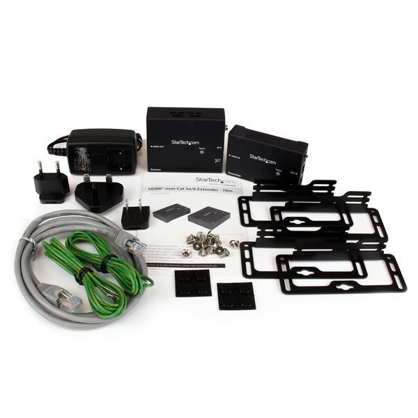 StarTech Accessory HDMI Over Single Cat5e 6 Extender with Power Over Cable Retail (ST121HDBTE) - V&L Canada