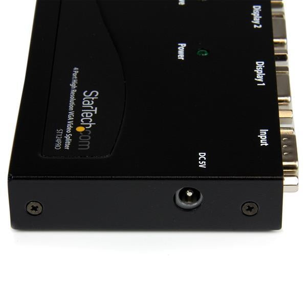 StarTech  4 Port High Resolution VGA Video Splitter-350 MHz Retail (ST124PRO) - V&L Canada