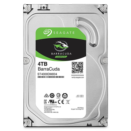 Seagate 4TB BarraCuda SATA 6Gb/s 256MB Cache 3.5-Inch Internal Hard Drive (ST4000DM004) - V&L Canada