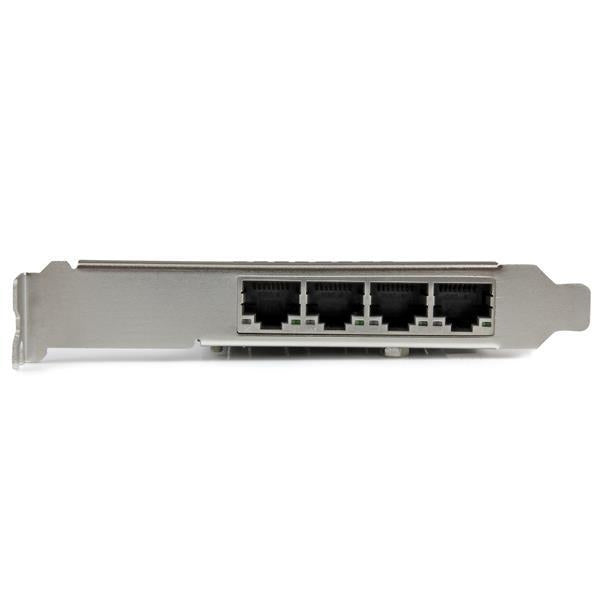 StarTech Network  4Port Gigabit Ethernet PCI Express PCIe Network Card Intel I350 NIC Retail (ST4000SPEXI) - V&L Canada