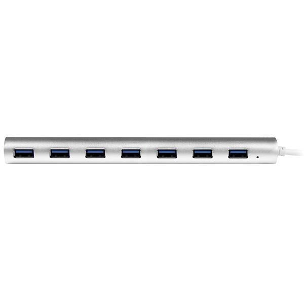 StarTech Accessory  7-Port Compact USB 3.0 Hub with Built-in Cable Retail (ST73007UA) - V&L Canada