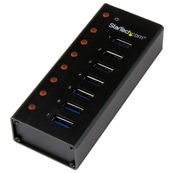 StarTech Accessory  7Port USB 3.0 Hub Desktop or Wall-Mountable Metal Enclosure Retail (ST7300U3M) - V&L Canada