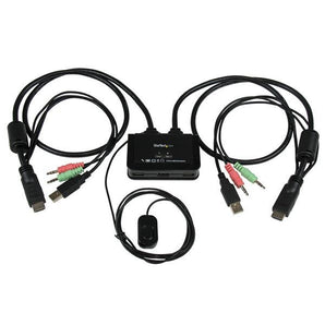 StarTech Cable  2Port USB HDMI Cable KVM Switch With Audio and Remote Switch Retail (SV211HDUA) - V&L Canada