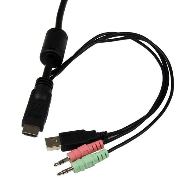 StarTech Cable  2Port USB HDMI Cable KVM Switch With Audio and Remote Switch Retail (SV211HDUA) - V&L Canada