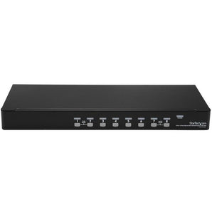 StarTech 8 Port 1U Rackmount USB KVM Switch Kit with OSD and Cables (SV831DUSBUK) - V&L Canada