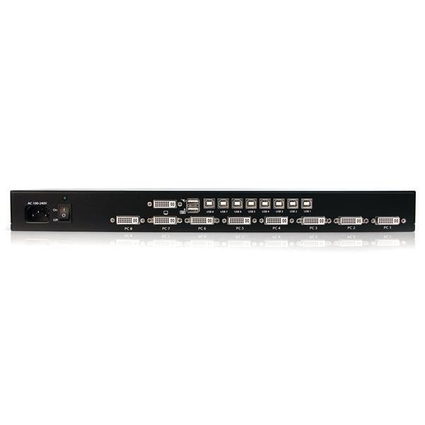 StarTech 8 Port 1U Rackmount DVI USB KVM Switch (SV831DVIU) - V&L Canada