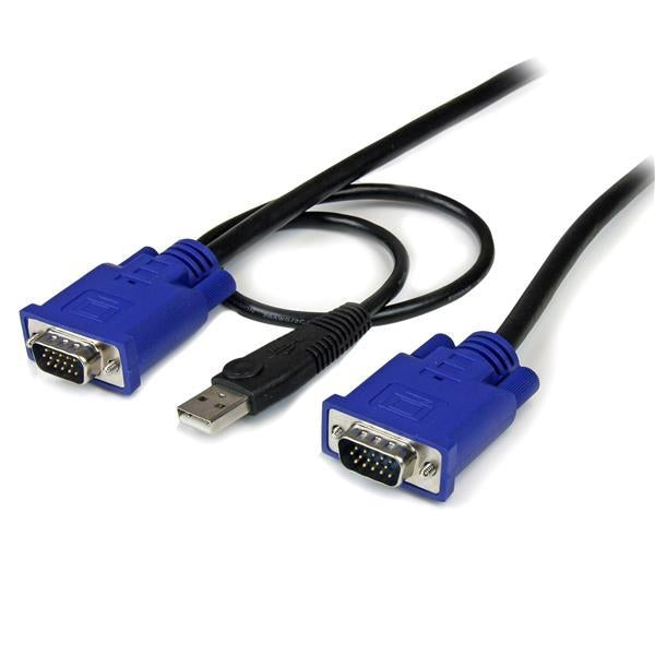 StarTech 15 ft 2-in-1 Ultra Thin USB KVM Cable (SVECONUS15) - V&L Canada