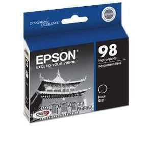 Epson 98 - High Capacity - black - original - ink cartridge - for Artisan 700, 710, 725, 730, 800, 810, 835, (T098120) (T098120-S-K)