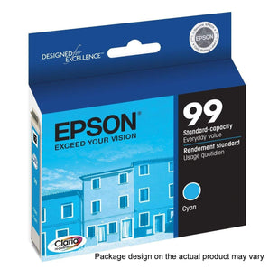 Epson 3-pack Claria Cyan Ink Cart T099220-s Std-capacity (T099220-s-k)