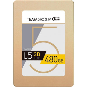 Team Group L5 LITE 3D 2.5" 480GB SATA III 3D NAND Internal Solid State Drive (SSD) (T253TD480G3C101)