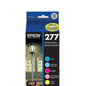 Epson 277, Color Ink Cartridges, C/M/Y/LC/LM 5-Pack (T277920) (T277920-S-K)