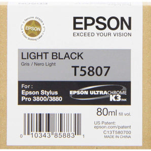 Epson Singlepack Light Black T580700