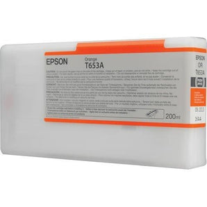 Epson T653A Orange Ink Cartridge (200ml) (T653A00)